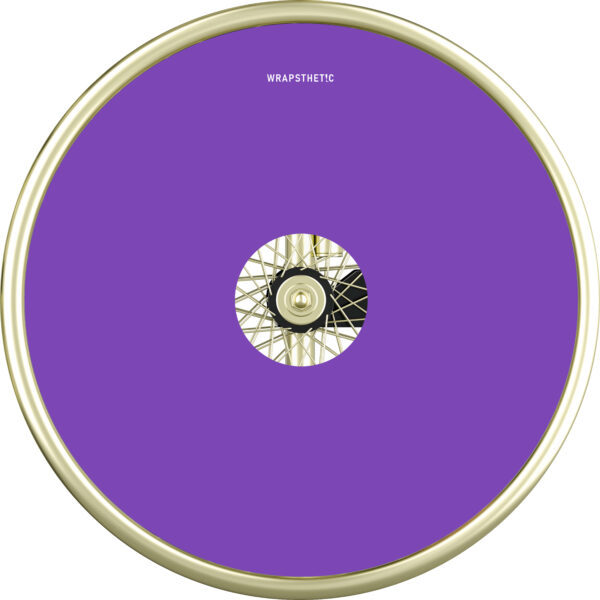 Wheelchair cover in bright purple